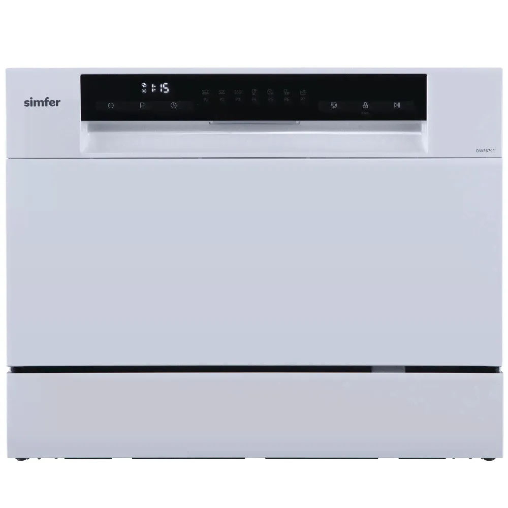 Настольная посудомоечная машина Simfer DWP6701, цвет белый 168-0
