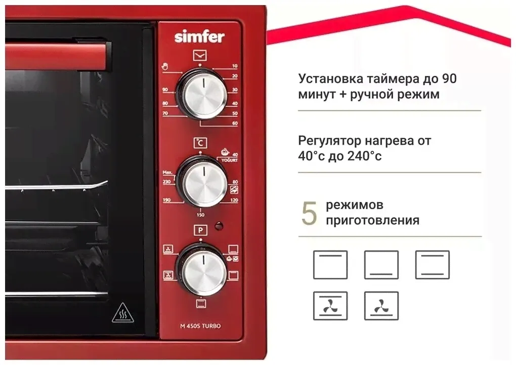 Мини-печь Simfer M4505-1